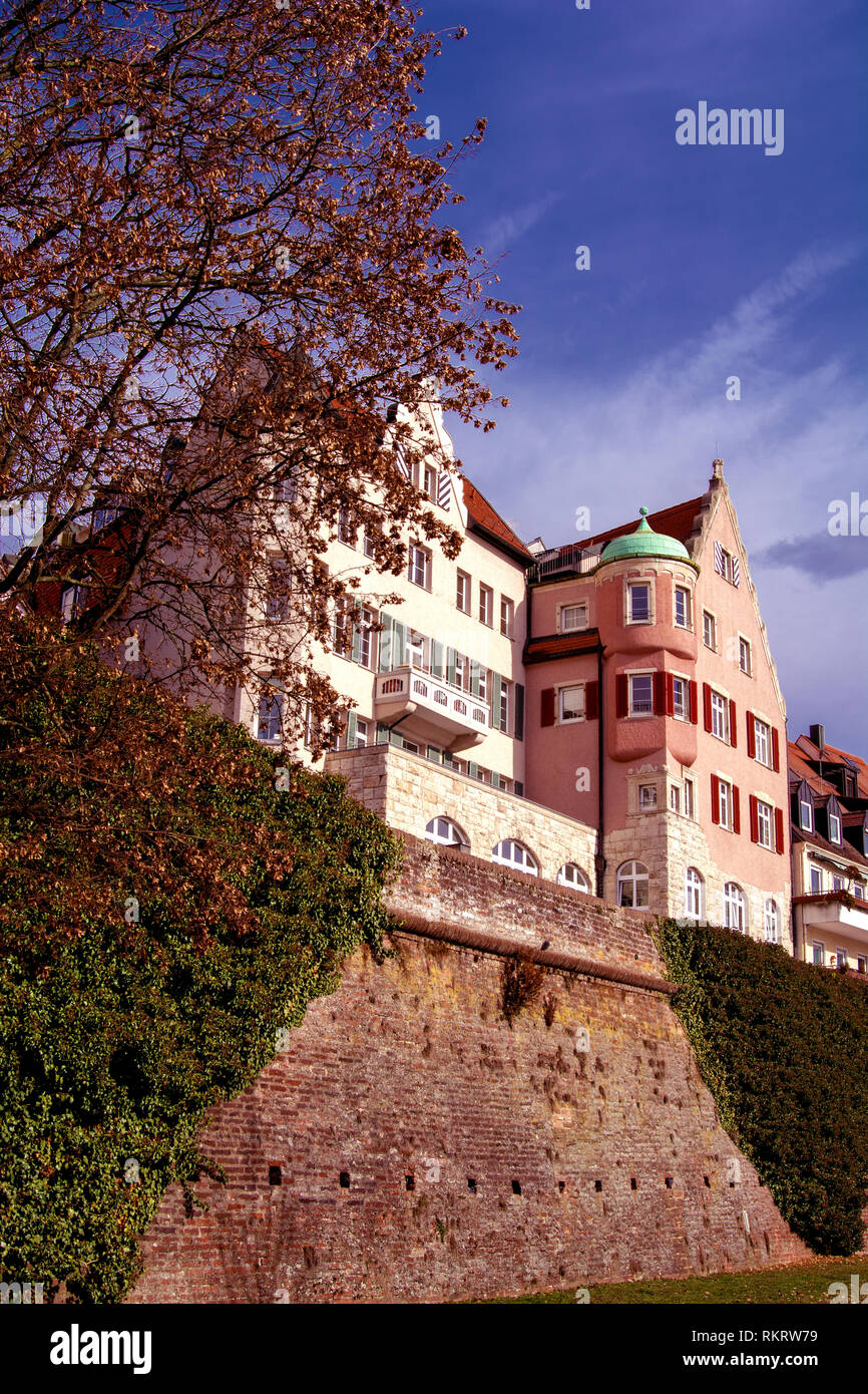 Concept Baden-Wurttemberg : vue sur la vieille ville Banque D'Images