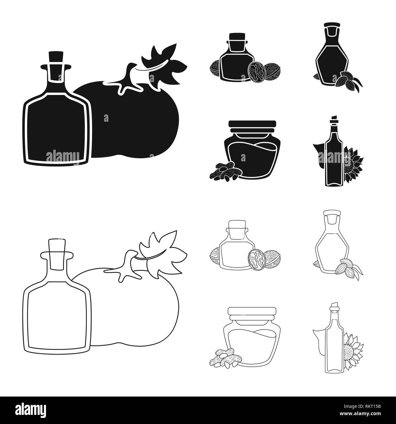 Pumpkin,noyer,,amandes,arachides Graines de tournesol,alimentaire,noix,beurre,, orange, bio,drop,sun,alimentation,fruits,froid,m,calcium,gras,pressé,noix,produits,corps core |,Green,diffusion,des,ferme,ingrédients,arôme,sain,légumes,huile,agriculture,bouteille,verre,cuisine,Culture,nutrition,set,produits biologiques,vector icon,illustration,collection,isolé,design,graphisme,élément vecteur vecteurs,signer , Illustration de Vecteur