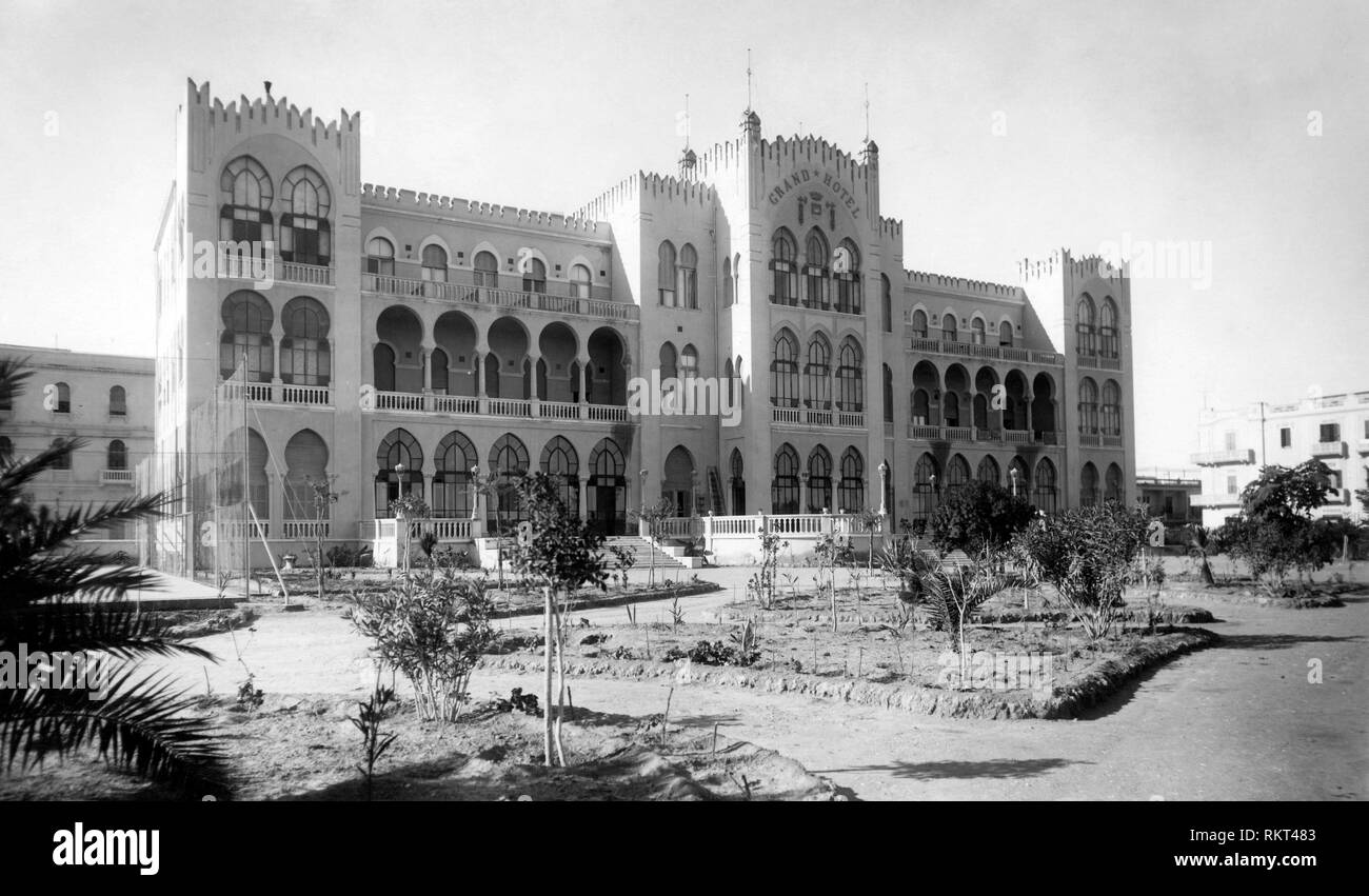 Libia, Tripoli, grand hotel Banque D'Images