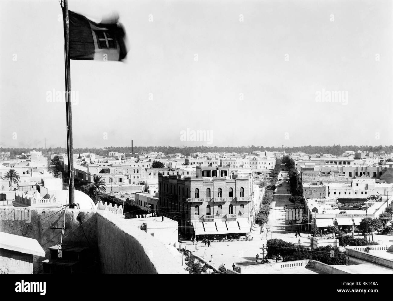 Libia, Tripoli, le national hotel Banque D'Images