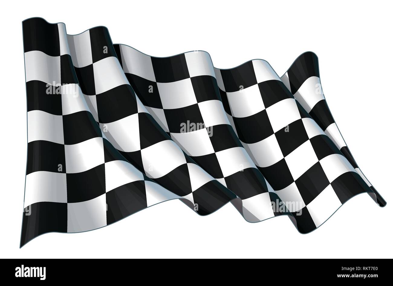 Vector illustration of a motor race forme finale dames drapeau. Élément parfaitement sur toutes les couches bien définies et des groupes. Facile à modifier les couleurs par le biais du Global Illustration de Vecteur