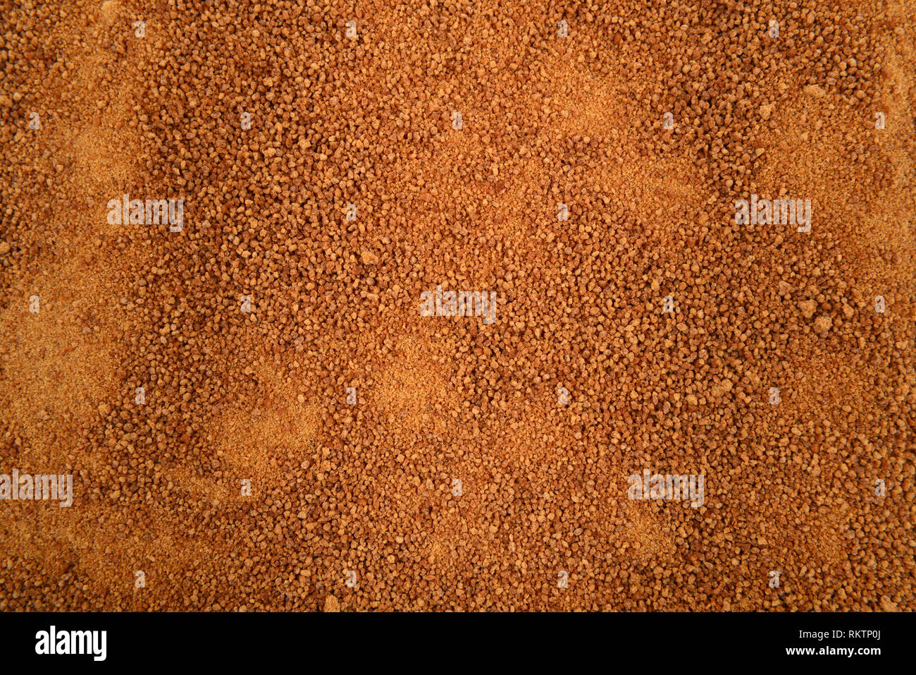 Le sucre brun de noix de coco organique texture de fond modèle alimentaire Banque D'Images