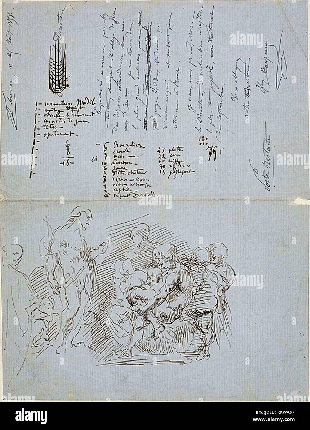 La prédication de saint Jean Baptiste 1858 Jean Baptiste Carpeaux