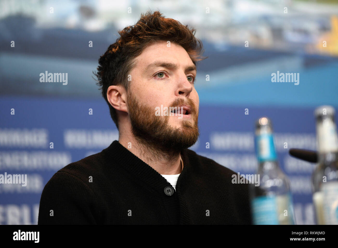 Berlin, Allemagne. 12 Février, 2019. Tom Burke au cours de la 'Le Souvenir' conférence de presse à la 69e Festival International du Film de Berlin/Berlinale 2019 à l'hôtel Grand Hyatt le 12 février 2019 à Berlin, Allemagne. Credit : Geisler-Fotopress GmbH/Alamy Live News Banque D'Images