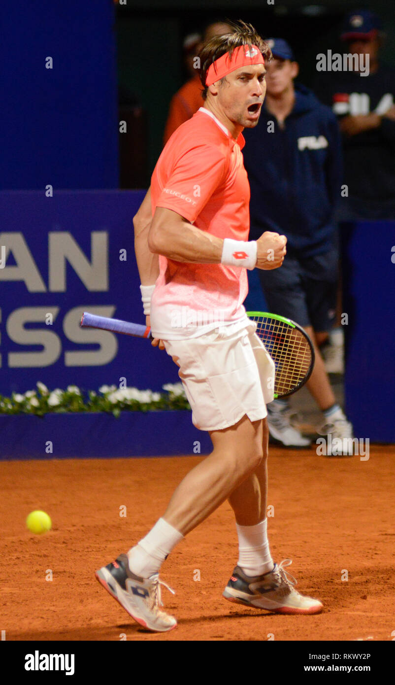 Buenos Aires : David Ferrer (Espagne) vaincre Malek Jaziri (TUN) et des  avances au deuxième tour de l'Argentine ouvert, un tournoi de tennis ATP  250. Credit : Mariano Garcia/Alamy Live News Photo