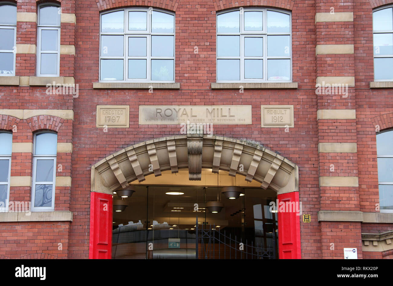 L'usine de Royal dans 4RS Salford-manchester Manchester Banque D'Images