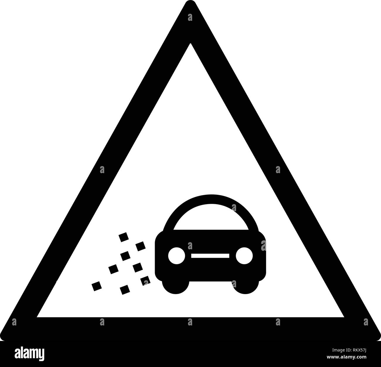 Perdre vecteur Icône Icône gravier signe vecteur Illustration pour utilisation personnelle et commerciale... L'icône de la mode Look propre... Illustration de Vecteur