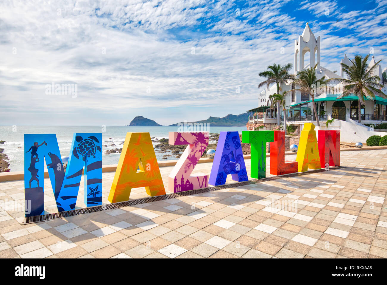 Mazatlan, Mexique - 10 Décembre 2018 : Big Mazatlan Lettres À L'entrée De  Golden Zone (Zona Dorada), Une Célèbre Station Touristique Et De La Plage  Dans La Zone Mex Photo Stock - Alamy