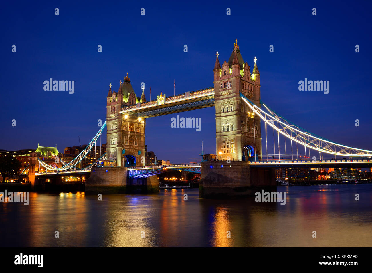 Tower Bridge, Londres, Royaume-Uni Banque D'Images