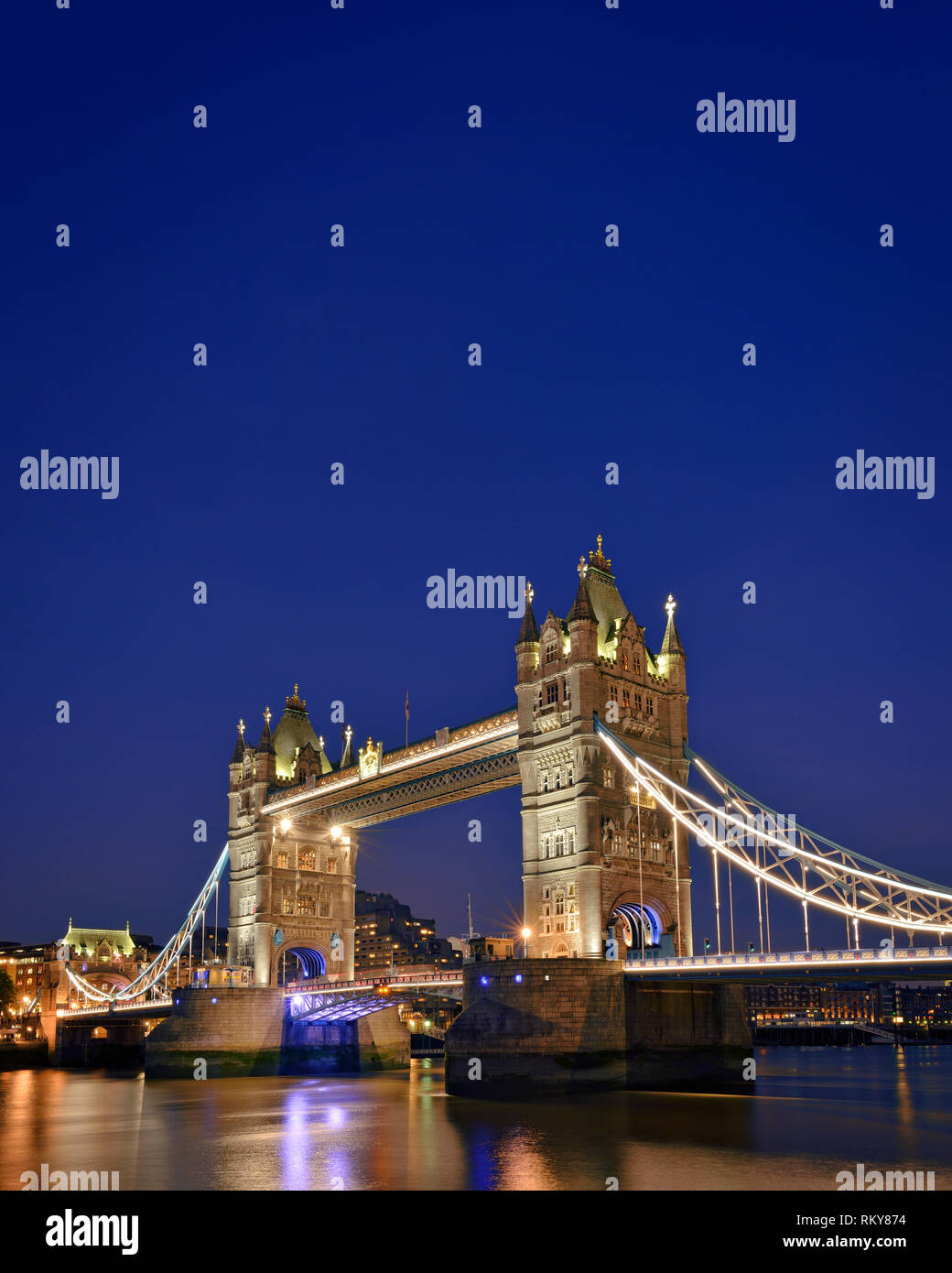 Tower Bridge, Londres, Royaume-Uni Banque D'Images