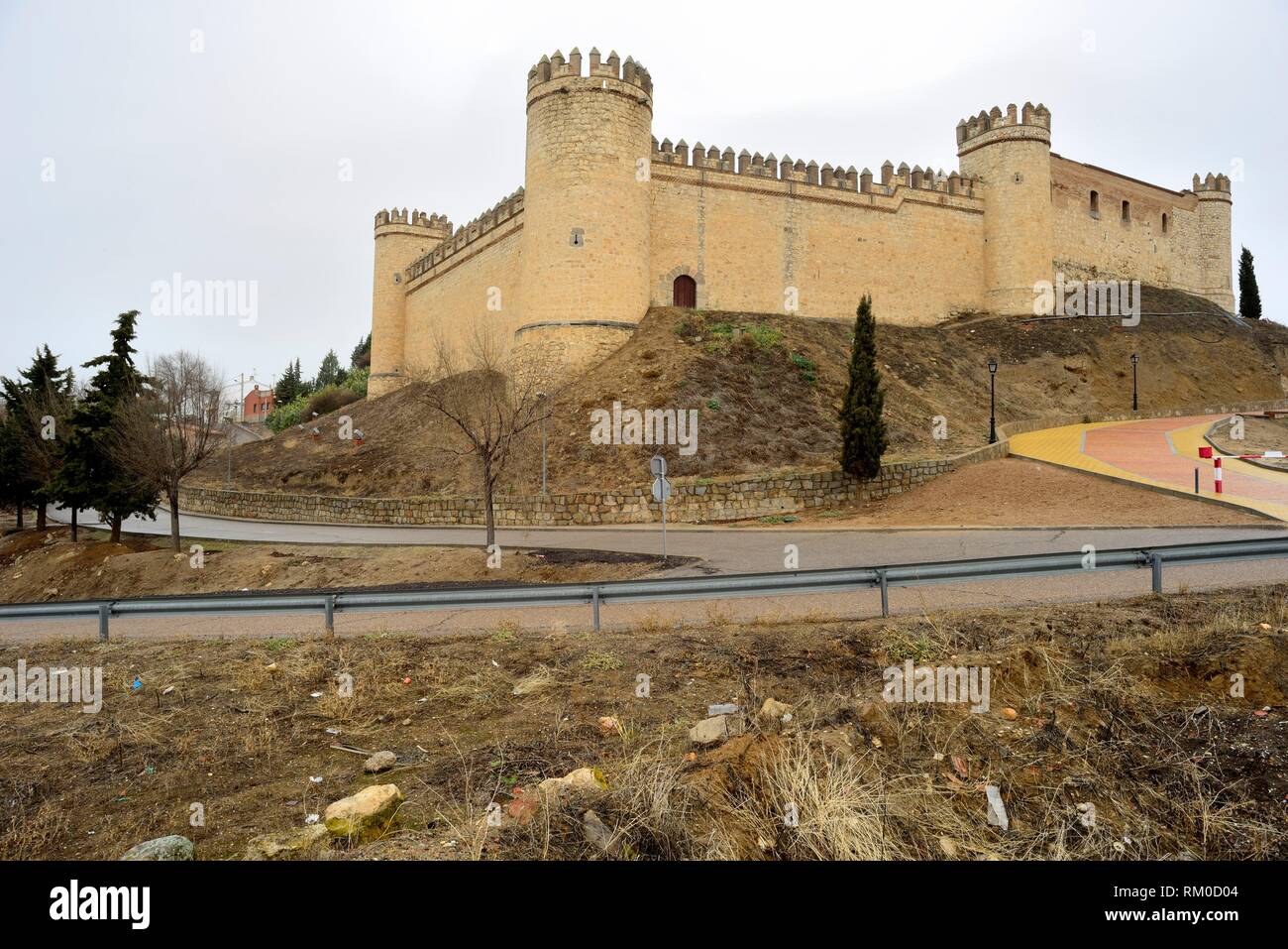 Château de La Vela à Maqueda, Toledo, Espagne. Banque D'Images
