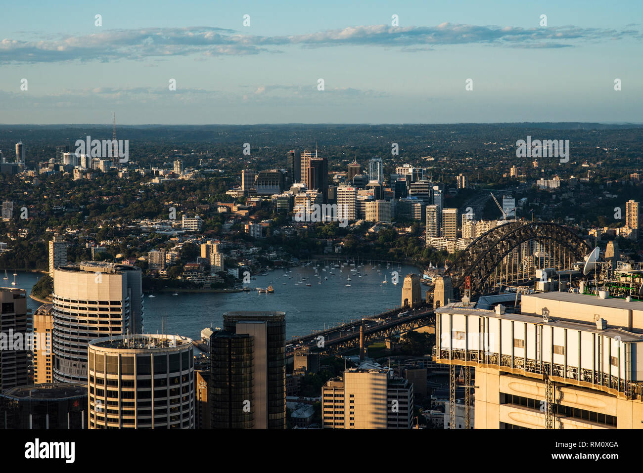 Une vue aérienne de Sydney. Banque D'Images