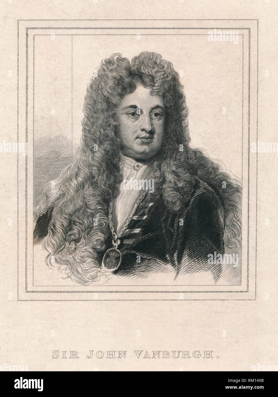 «Sir John Vanburgh', 1830. Organisateur : William Camden Edwards. Banque D'Images