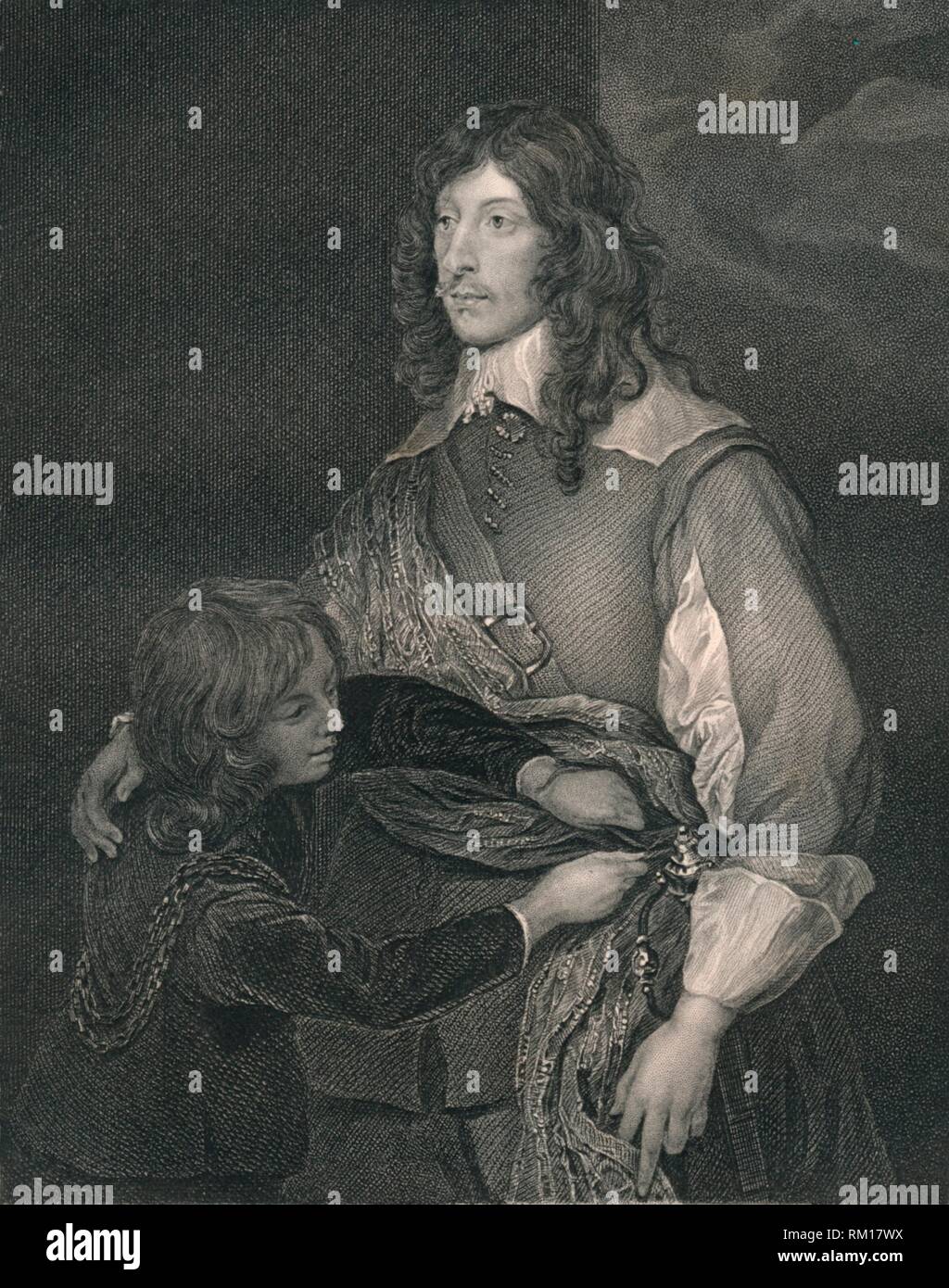 'George, Lord Goring', (début-milieu du xixe siècle). Organisateur : Henry Thomas Ryall. Banque D'Images
