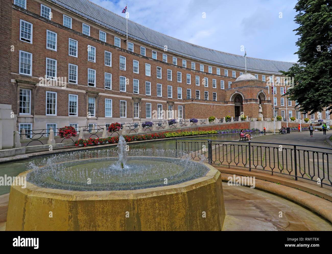 Bristol City Council Building, (anciennement le Conseil maison), College Green, Bristol, accueil de Bristol City Council, Angleterre du Sud-Ouest, Royaume-Uni, BS1 5TR Banque D'Images