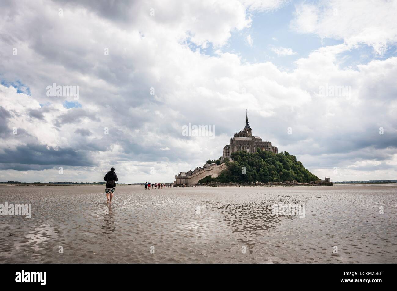 France baie du mont saint michel Banque de photographies et d’images à ...