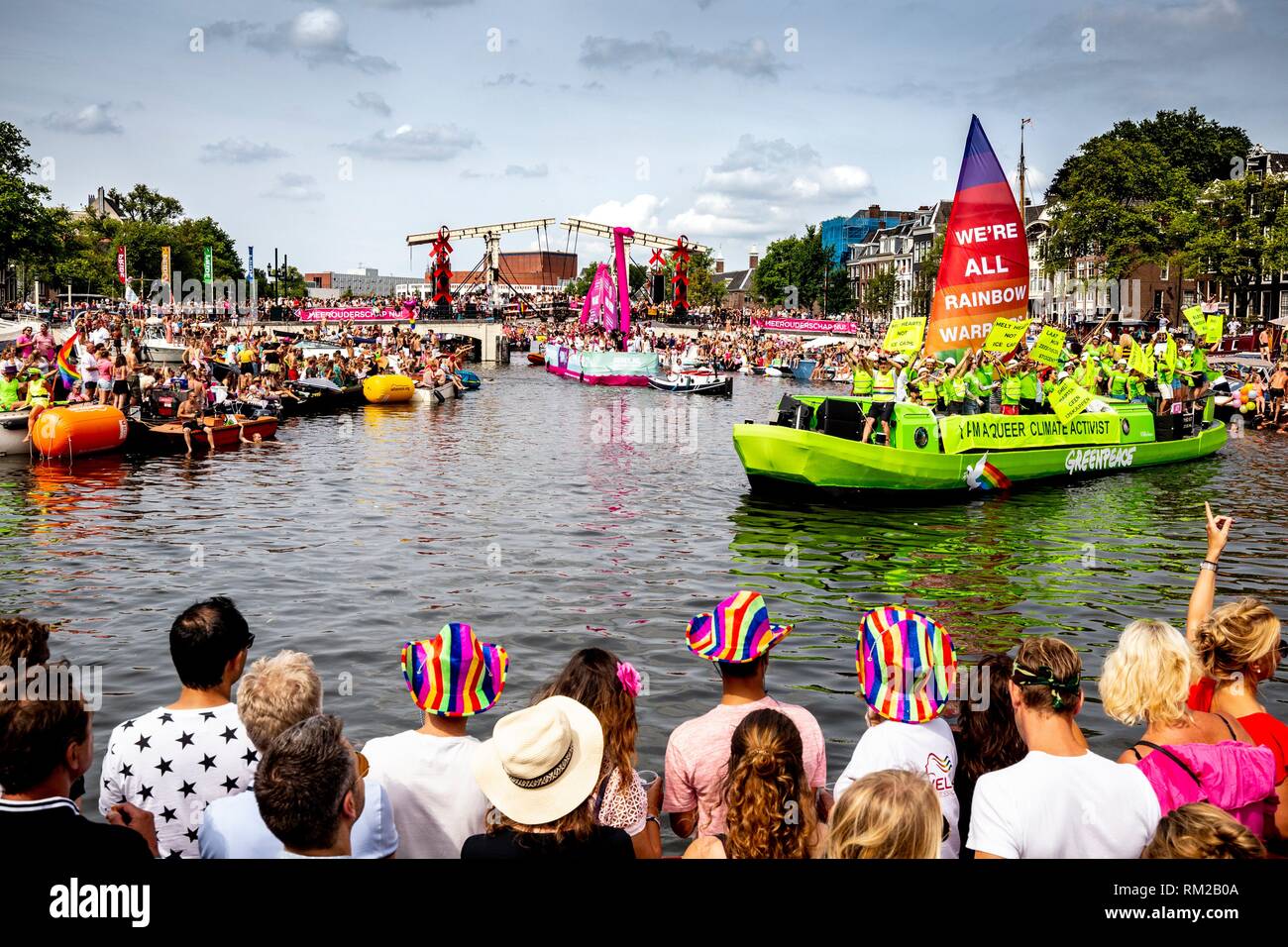 Amsterdam Gay Pride Canal Parade Banque De Photographies Et D Images à Haute Résolution Alamy