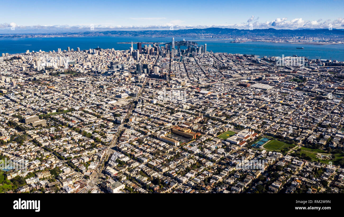 Cityscape, San Francisco, CA, USA Banque D'Images