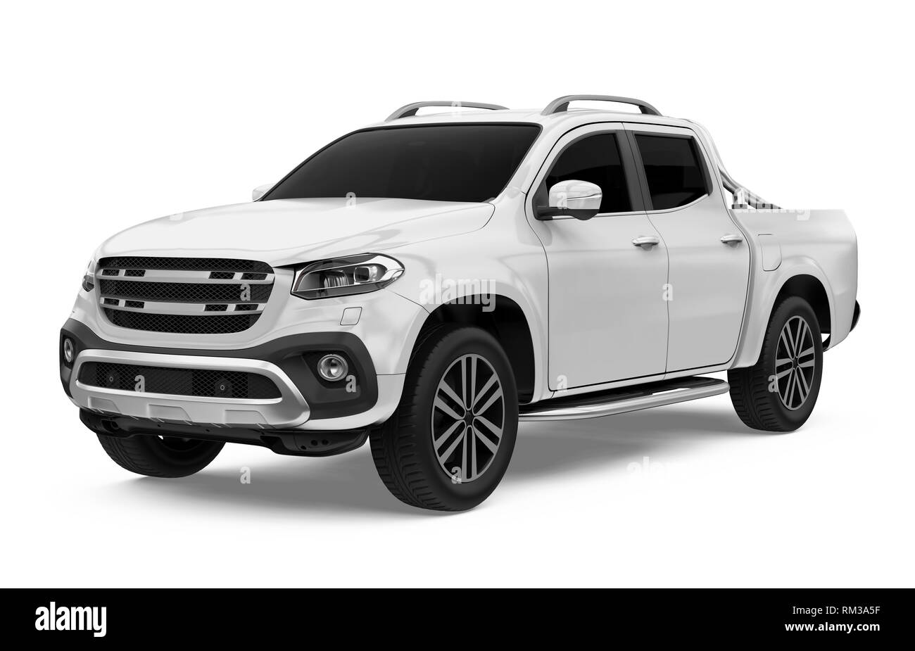 Pickup Truck Isolated Banque D'Images