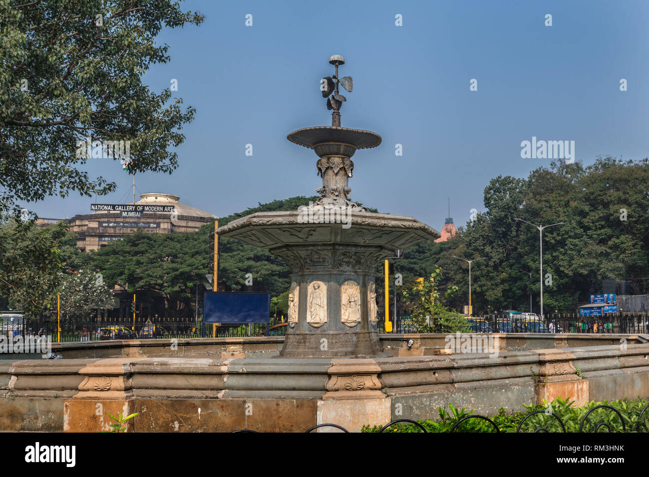 Fontaine de Wellington, Mumbai, Maharashtra, Inde, Asie Banque D'Images