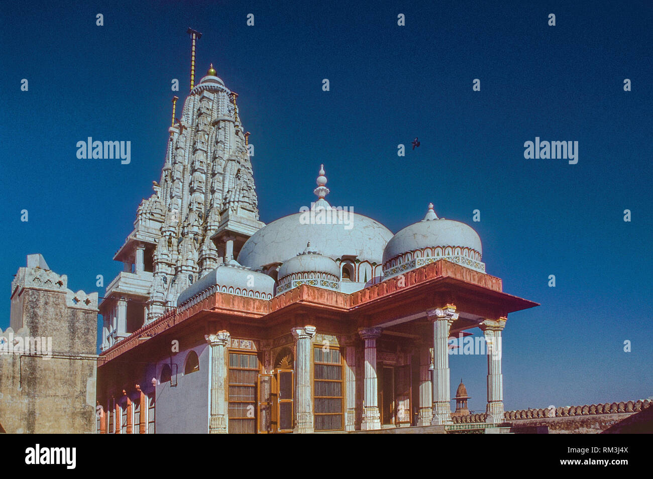 Seth Bhandasar Jain temple, Bikaner, Rajasthan, Inde, Asie Banque D'Images