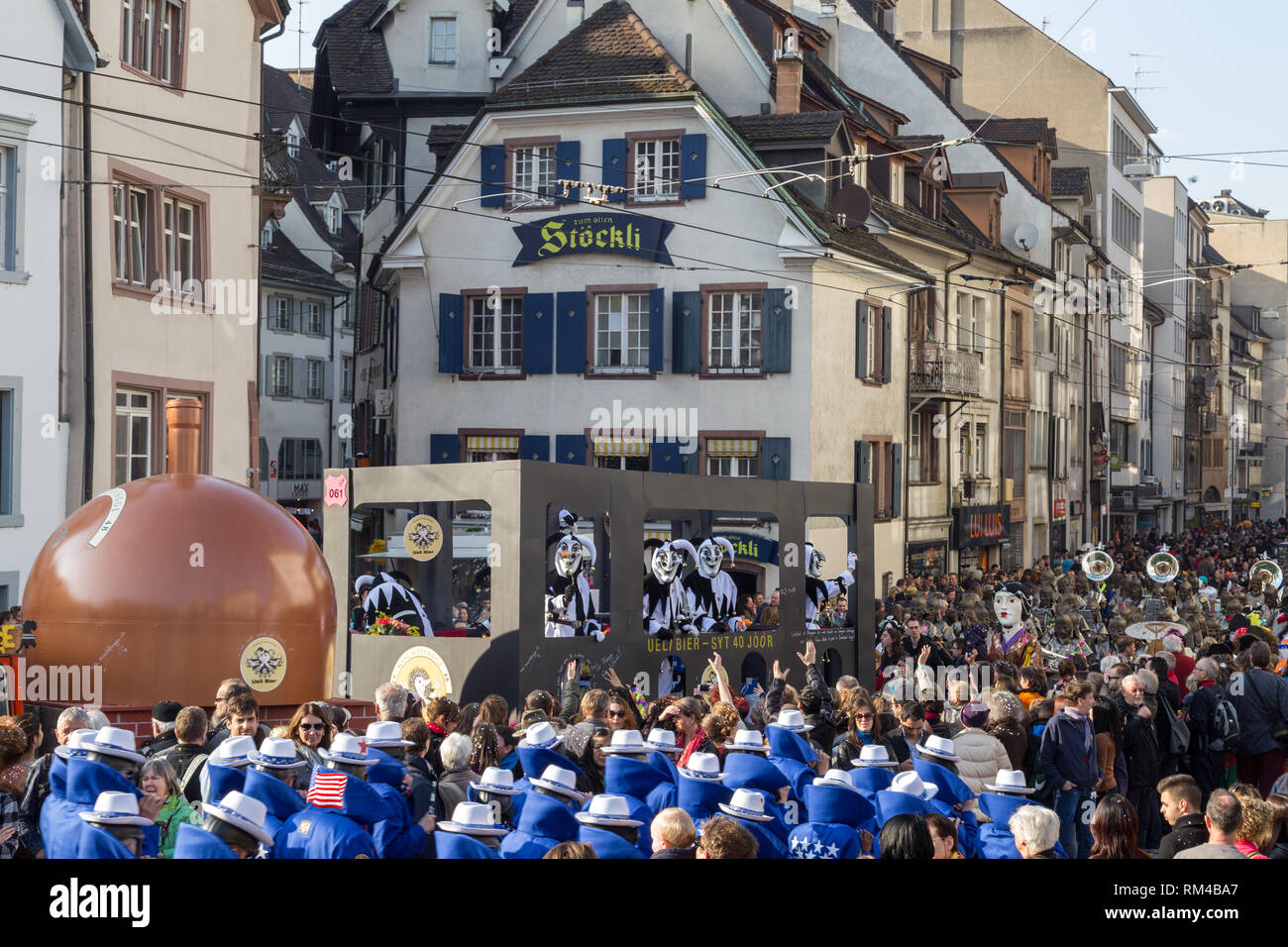 Défilé de carnaval à Bâle, Suisse Banque D'Images