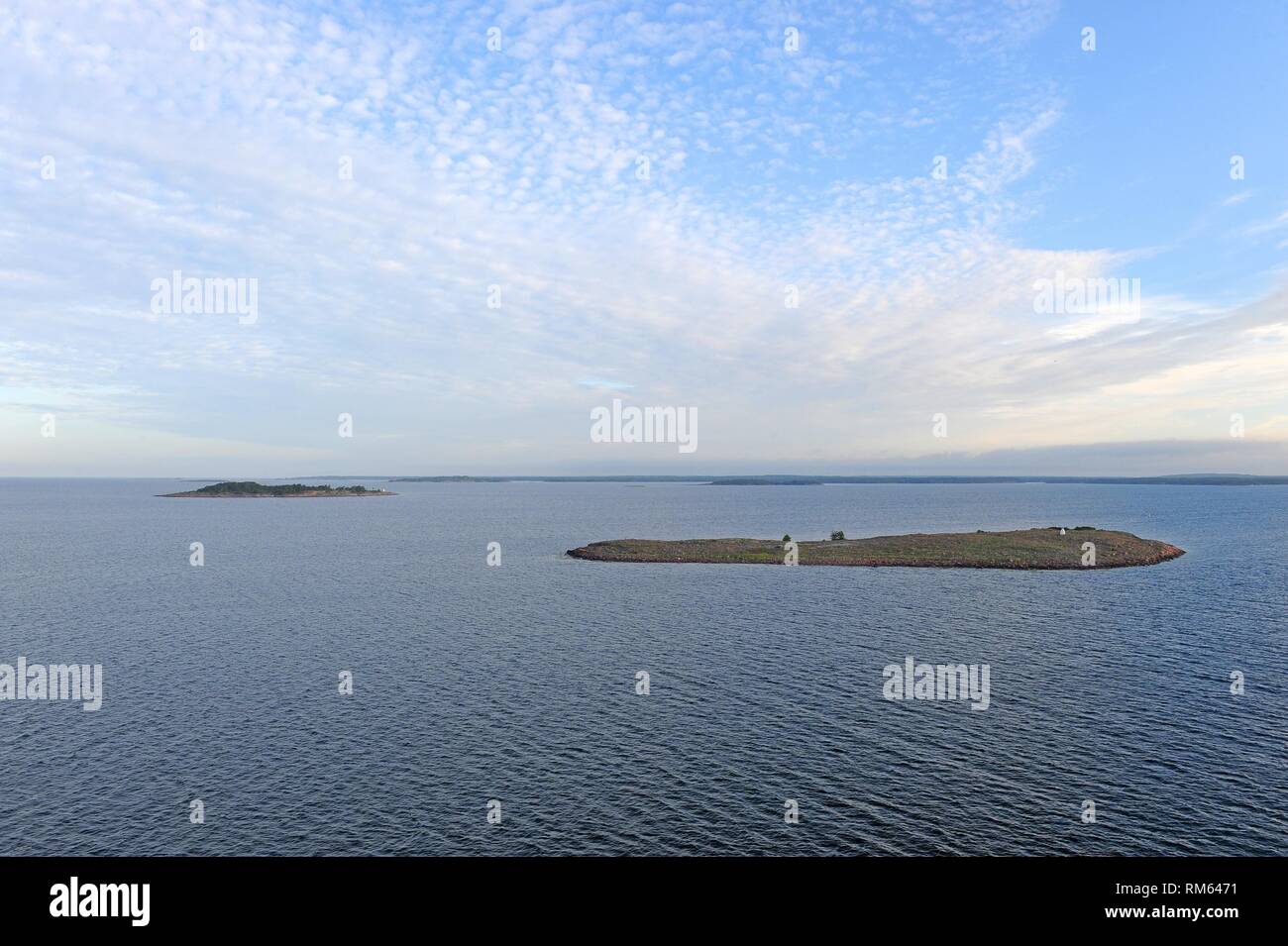 Les Îles Aland, en Finlande. Banque D'Images