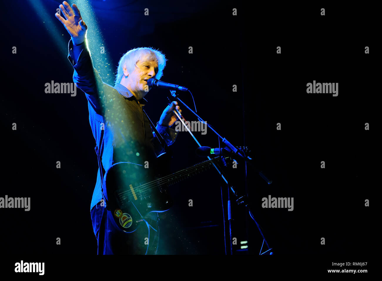 Histoires & Sonngs & acoustique Elettric c'est le nom de la tournée que Lee Ranaldo (Sonic Youth) USA - guitariste, chanteur et poète de Long Island, le fondateur de Sonic Youth mène à l'Circolo della musica de Rivoli, un concert exclusif et sans précédent (Photo par Bruno Brizzi / Pacific Press) Banque D'Images