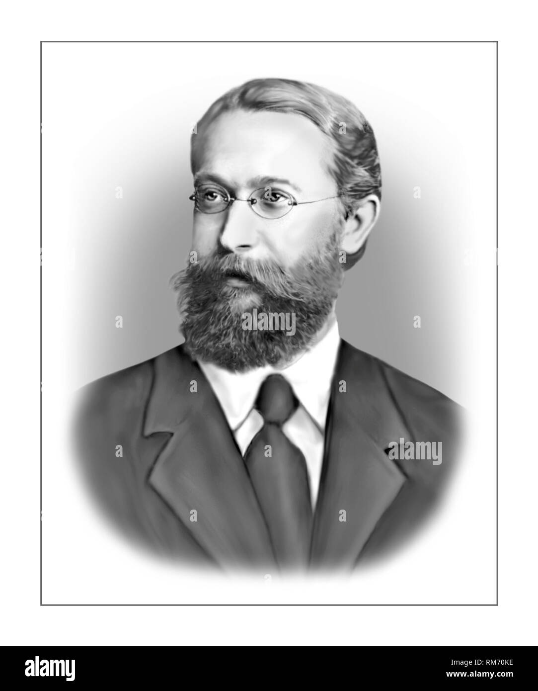 Karl Ferdinand Braun, physicien inventeur allemand 1850-1918 Photo Stock -  Alamy