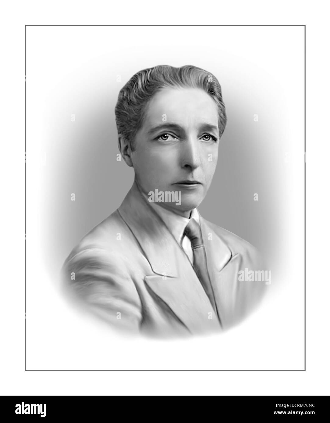 Radclyffe Hall 1880-1943 poète anglais Auteur Banque D'Images