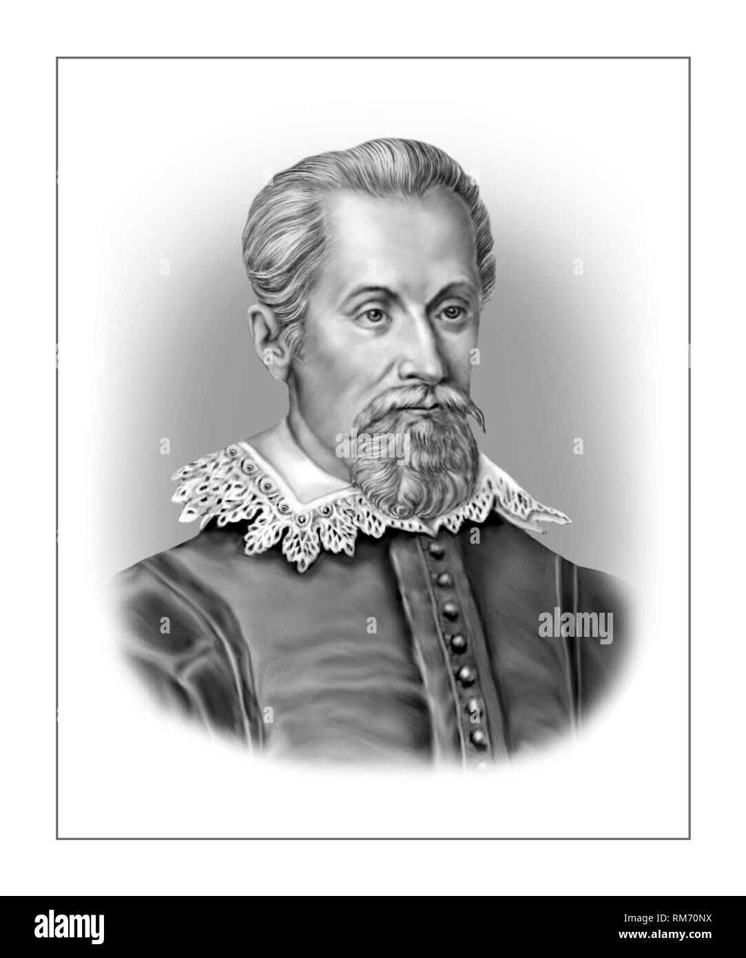 Johannes Kepler astronome mathématicien allemand 1571-1630 Banque D'Images