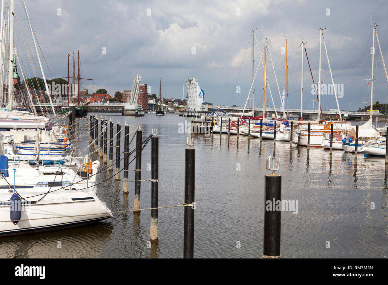 Vieux Port, Kappeln, Schleswig-Holstein, Allemagne, Europe Banque D'Images