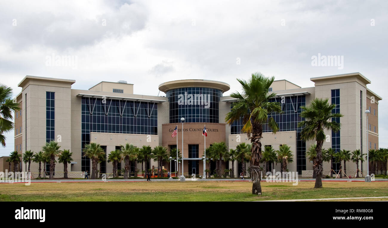 Galveston County Courthouse Bâtiment 2006 - Galveston, Texas Banque D'Images