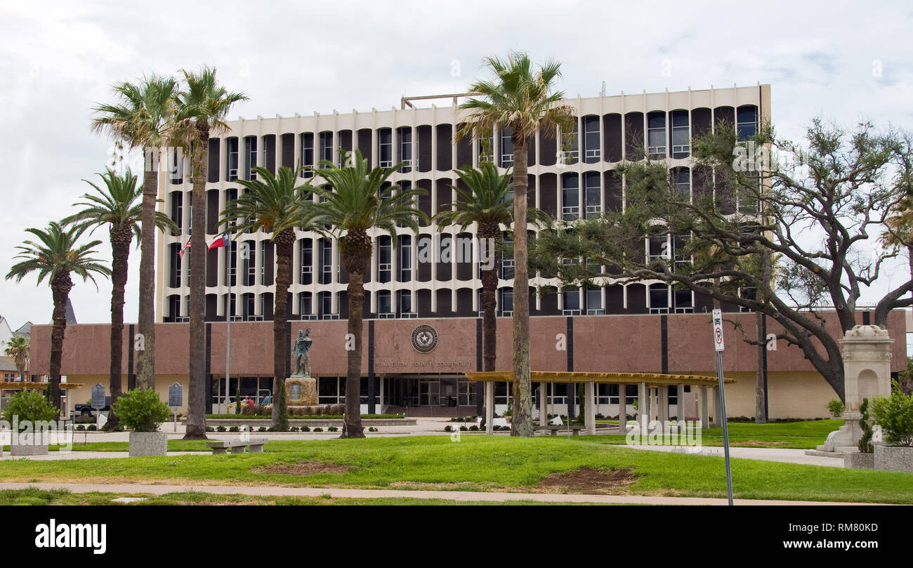 Galveston County Courthouse 1966 - Galveston, Texas Banque D'Images