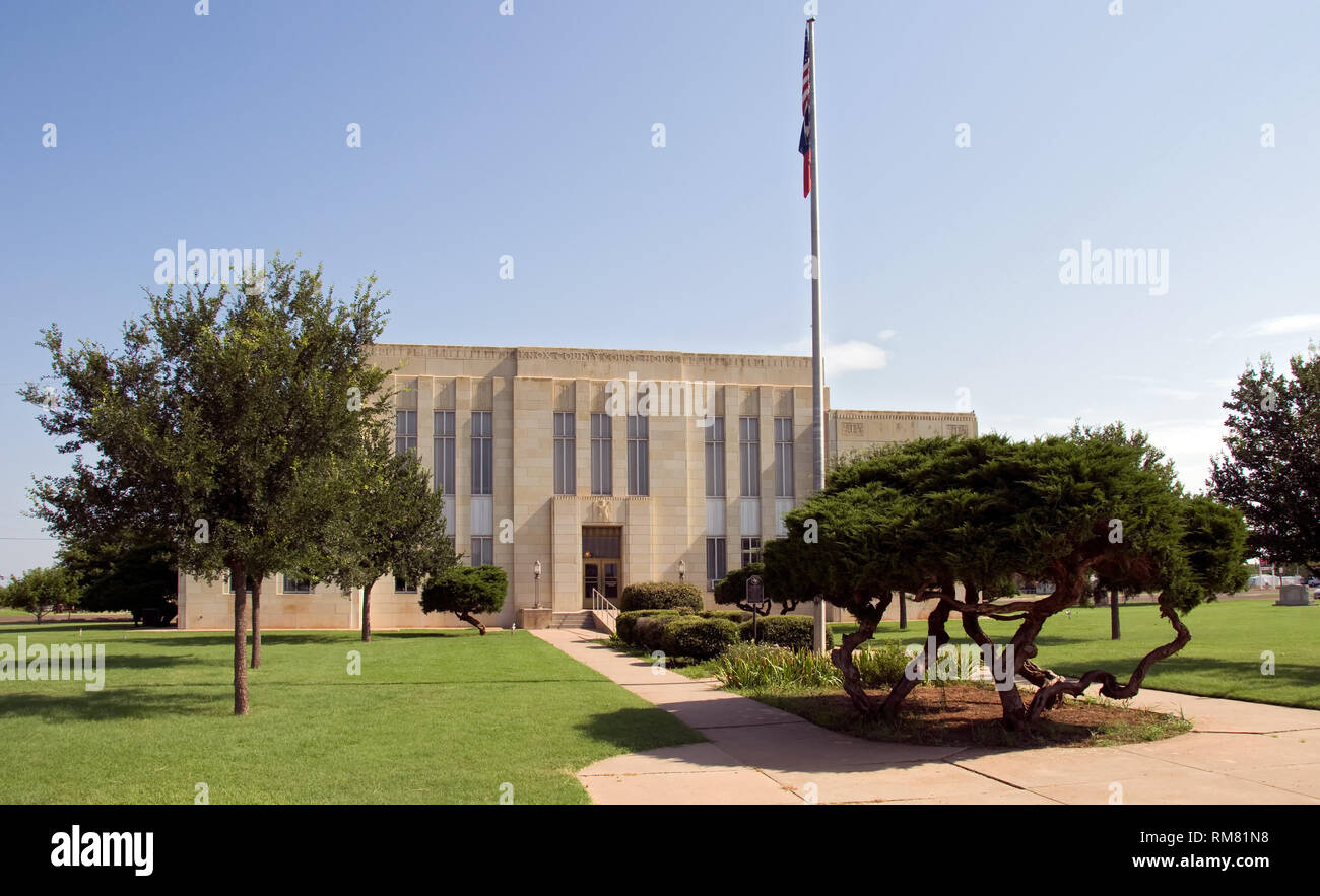 Knox County Courthouse - Benjamin, Texas Banque D'Images