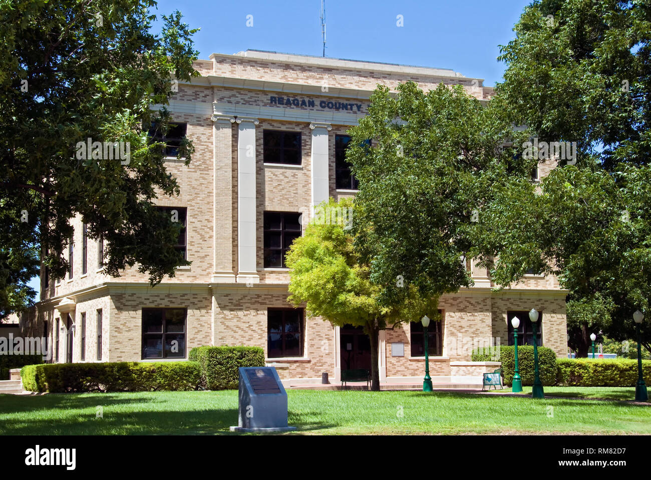 Reagan County Courthouse - Big Lake, Texas Banque D'Images