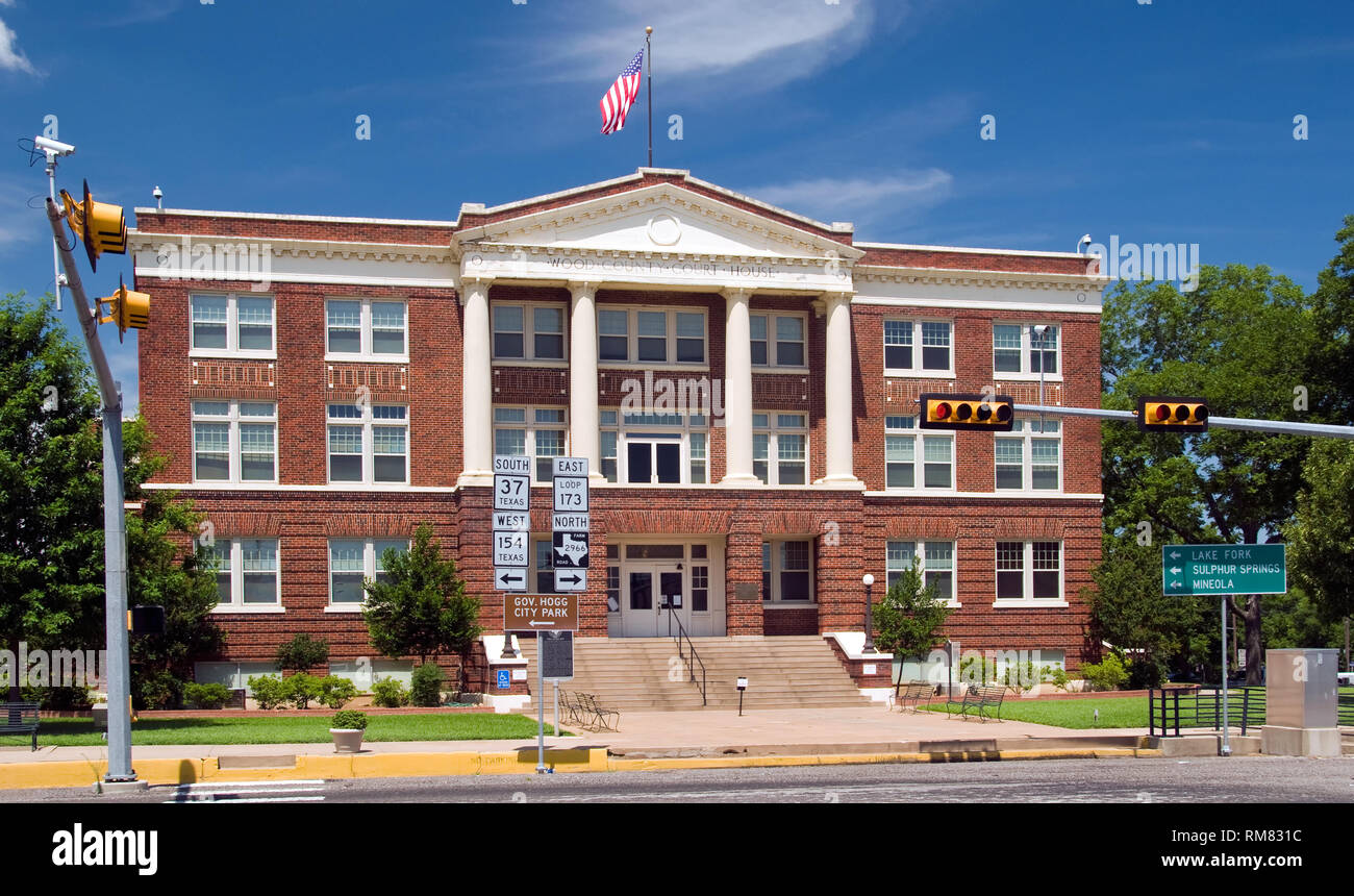 Brown County Courthouse - Brownwood, Texas Banque D'Images