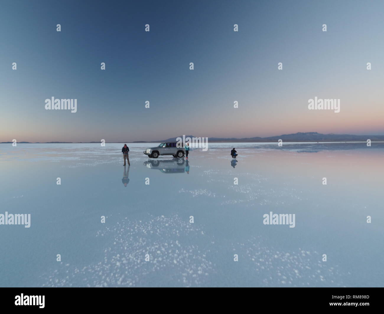 L'Uyuni, Bolivie Banque D'Images