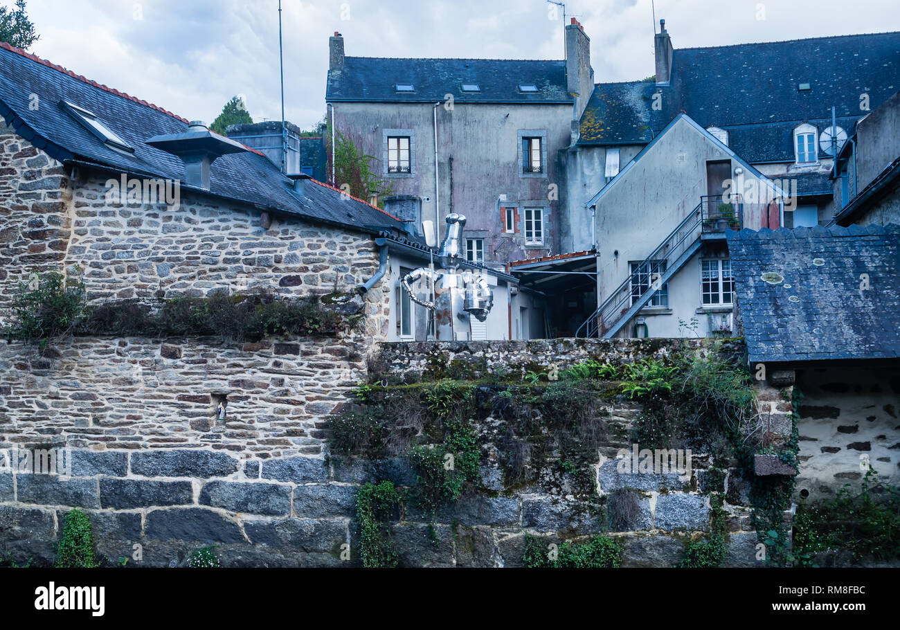 Pont-Aven, une commune française, située dans le département de la Bretagne Finistère (Bretagne). France Banque D'Images Pont-Aven, une commune française, située dans le département de la Bretagne Finistère (Bretagne). France Banque D'Images