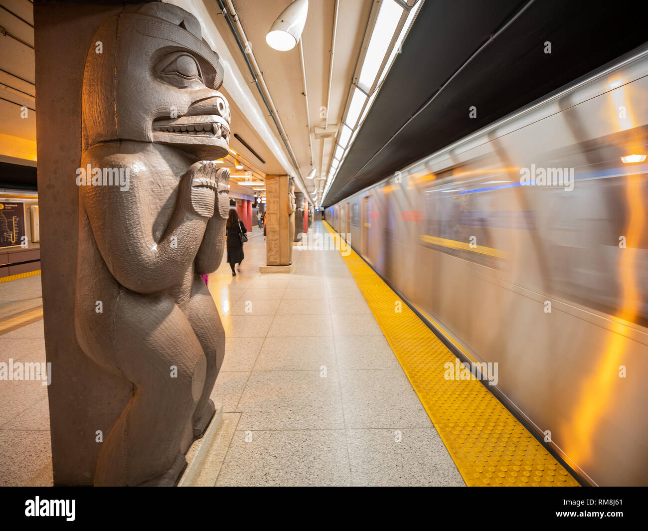 Toronto, le 29 SEPT : Statue de la Station Musée du 29 sept, 2018 à Toronto, Canada Banque D'Images