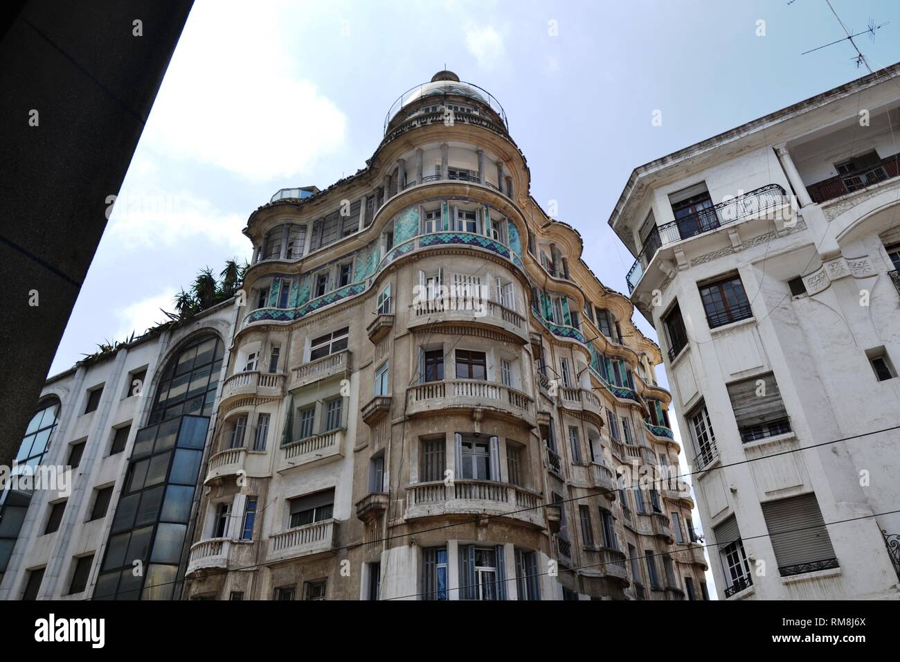 Casablanca : La ville blanche Banque D'Images