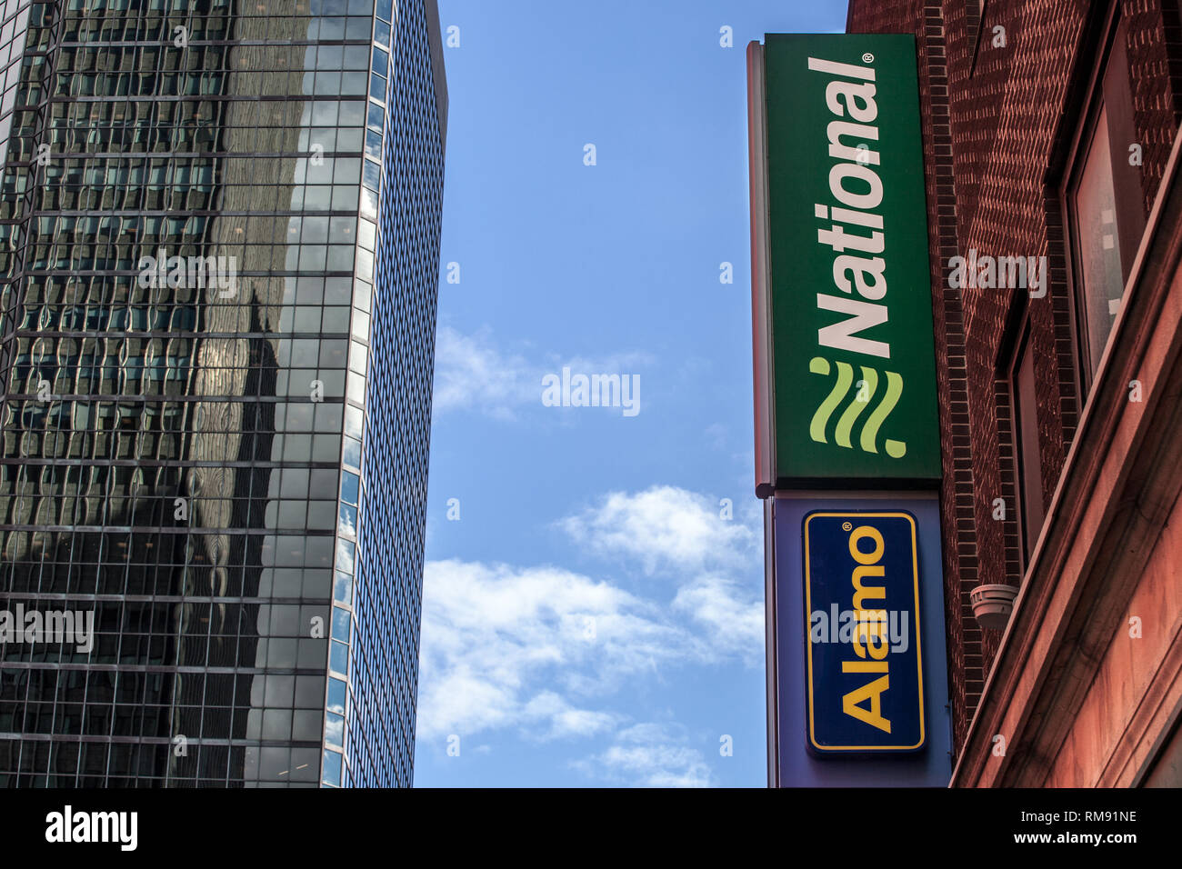 Montréal, Canada le 7 novembre 2018 Logo du National Car Rental et