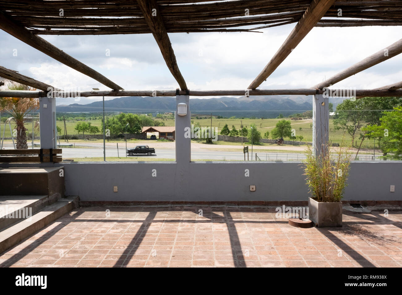 Un paysage de Villa Giardino à Cordoba, Argentine Banque D'Images