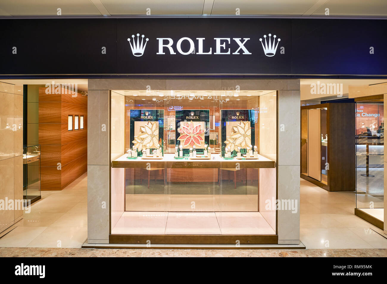 Gen ve SUISSE Le 19 novembre 2015 magasin Rolex l a roport