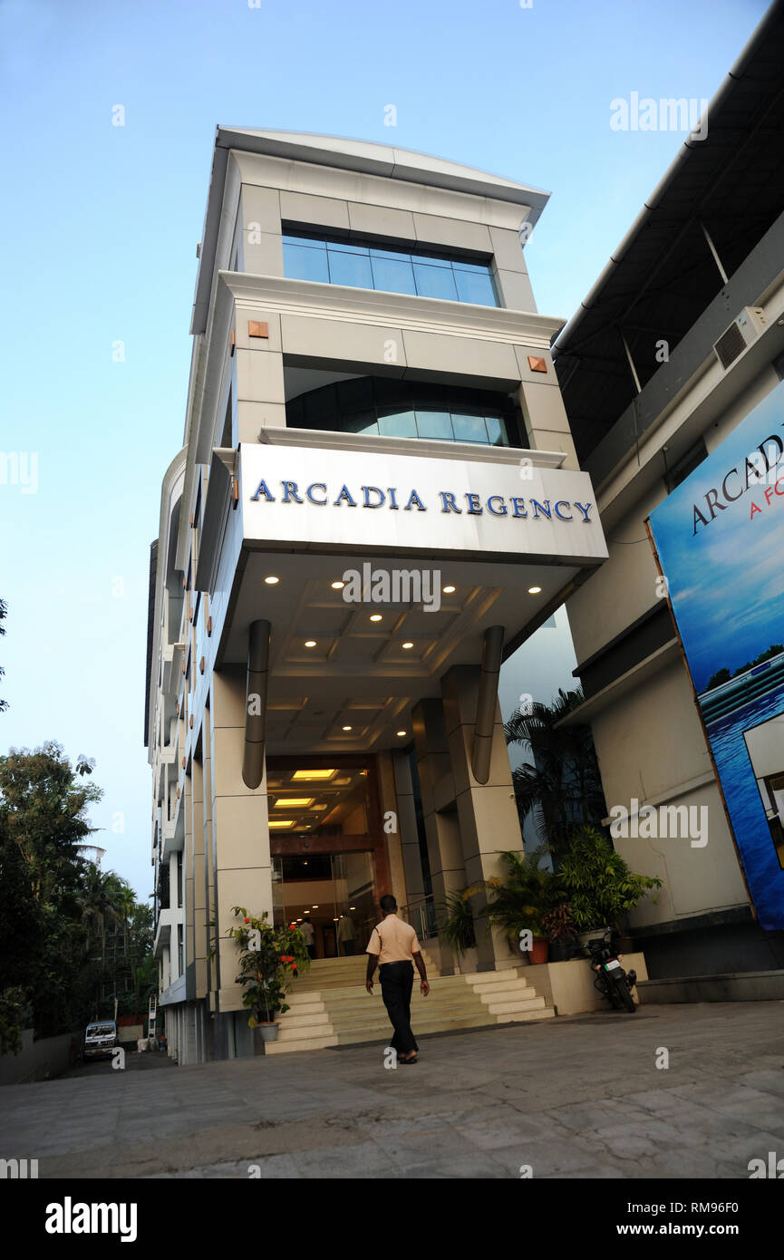 Hôtel Arcadia Regency, Alappuzha, Alleppey, Kerala, Inde, Asie Banque D'Images
