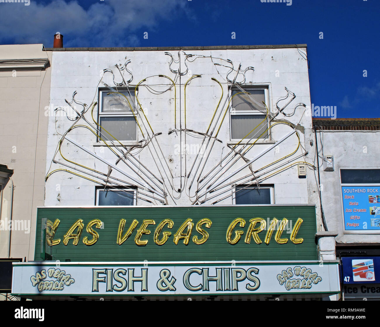 Las Vegas Grill, Southend, fruits de mer, 46 Marine Parade, Southend-on-Sea SS1 2EN Banque D'Images