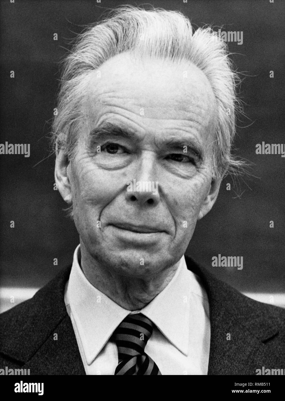 Wolf Graf von Baudissin (1907-1993), un général allemand et chercheur de la paix. Banque D'Images