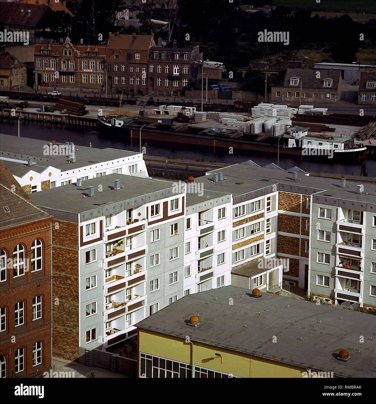 De nouveaux bâtiments pour remplacer les bâtiments centraux de Greifswald. Banque D'Images