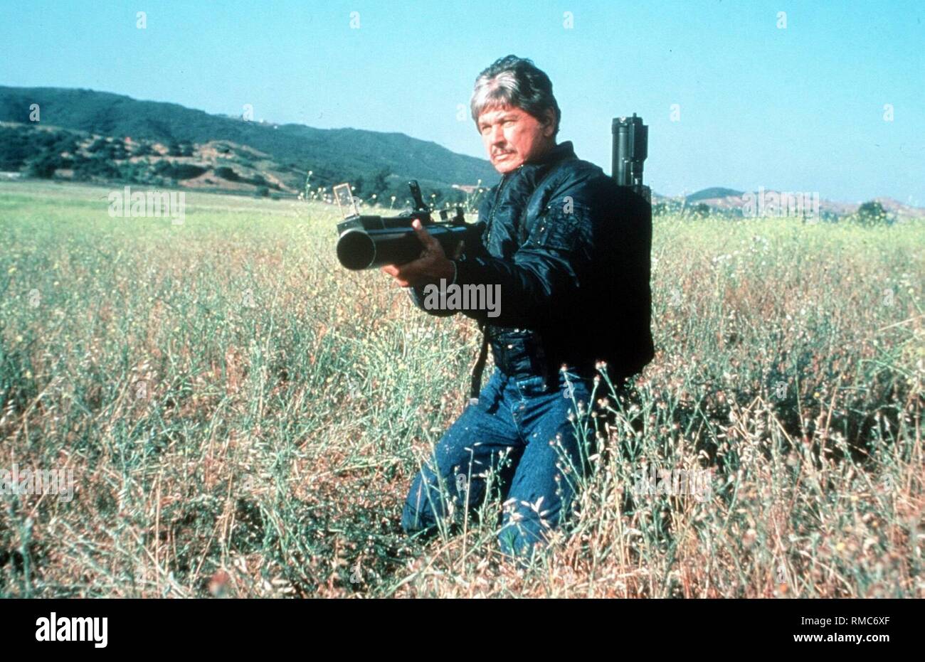 Charles Bronson dans 'Der Mordanschlag', réalisé par Peter R. Hunt, USA ...