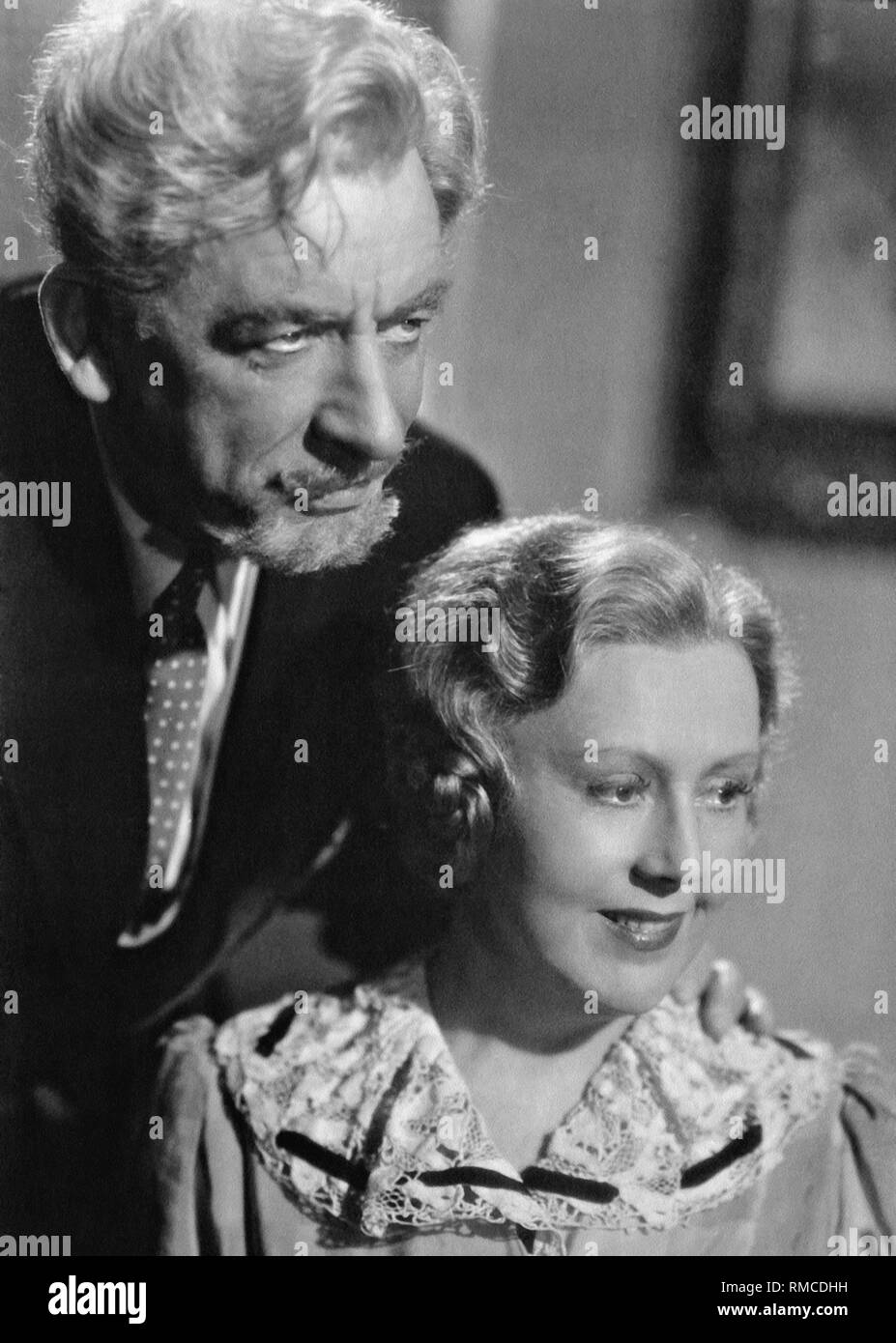 Curt Goetz (1888-1960) et Valerie von Martens (1894-1986), acteur allemand couple. Les deux étaient souvent ensemble sur scène et fait des films ensemble. Banque D'Images